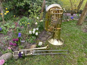 Posaune und Tuba