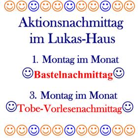 Aktionsnachmittage im Lukashaus